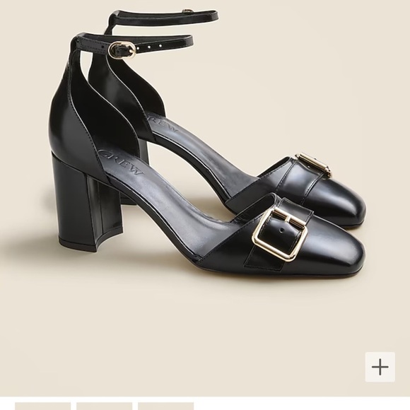 J Crew Maisie buckle heels in Italian leather CC053 - Picture 3 of 6